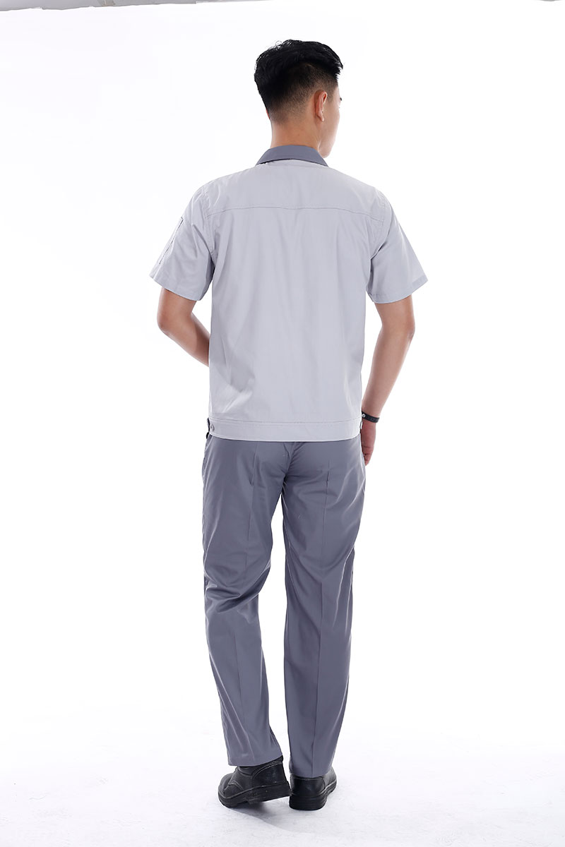 翻領短袖工作服